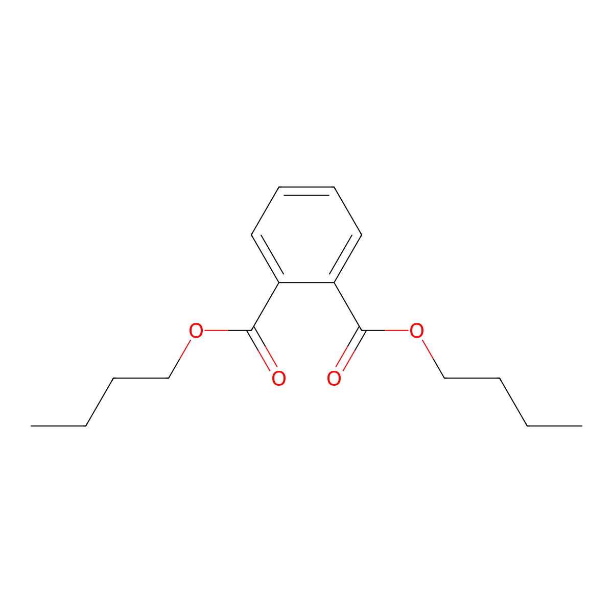 Dibutyl Phthalate molecular structure, CAS 84-74-2