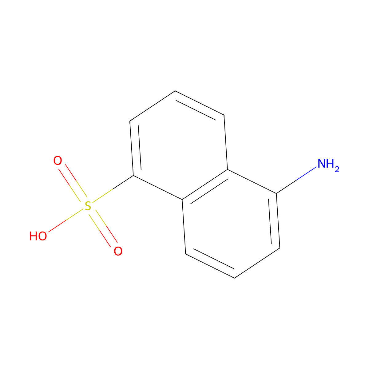 Laurent acid molecular structure, CAS 84-89-9