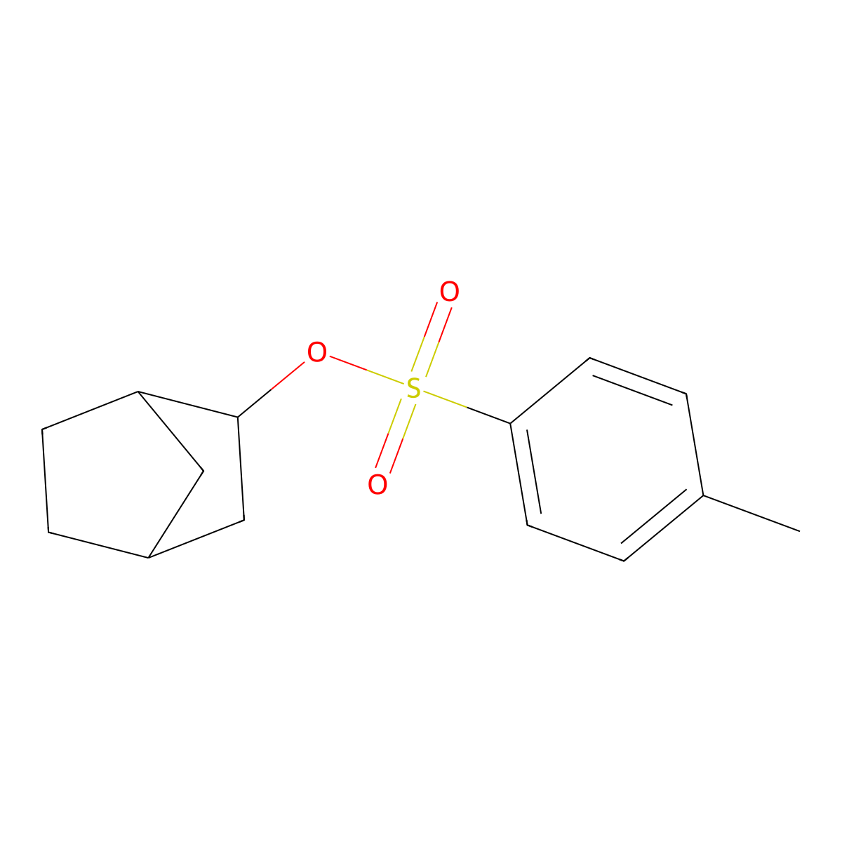 Bicyclo[2.2.1]hept-2-yl 4-methylbenzenesulfonate molecular structure, CAS 840-90-4