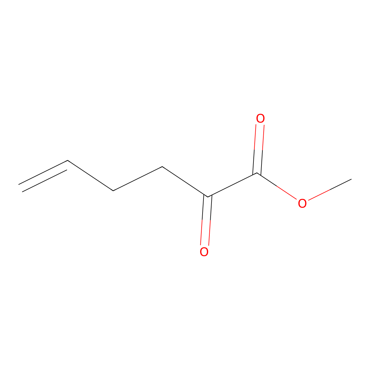 Methyl 2-oxohex-5-enoate molecular structure, CAS 84012-01-1