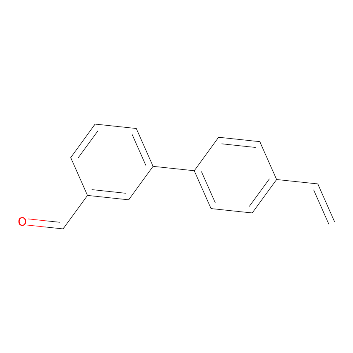 4'-Vinyl-[1,1'-biphenyl]-3-carbaldehyde molecular structure, CAS 84022-87-7