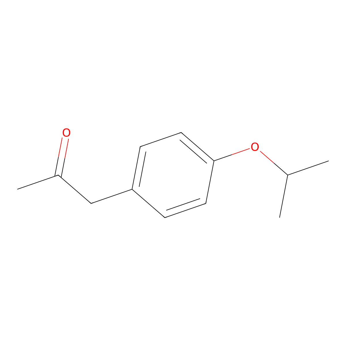 1-(4-Isopropoxyphenyl)propan-2-one molecular structure, CAS 84023-37-0