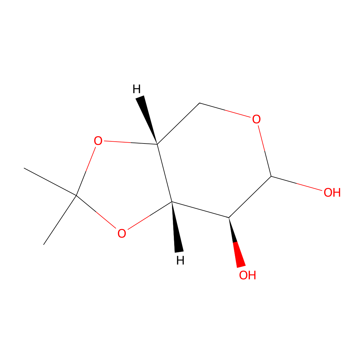 (3aR,7S,7aS)-2,2-dimethyl-4,6,7,7a-tetrahydro-3aH-[1,3]dioxolo[4,5-c]pyran-6,7-diol molecular structure, CAS 84035-77-8