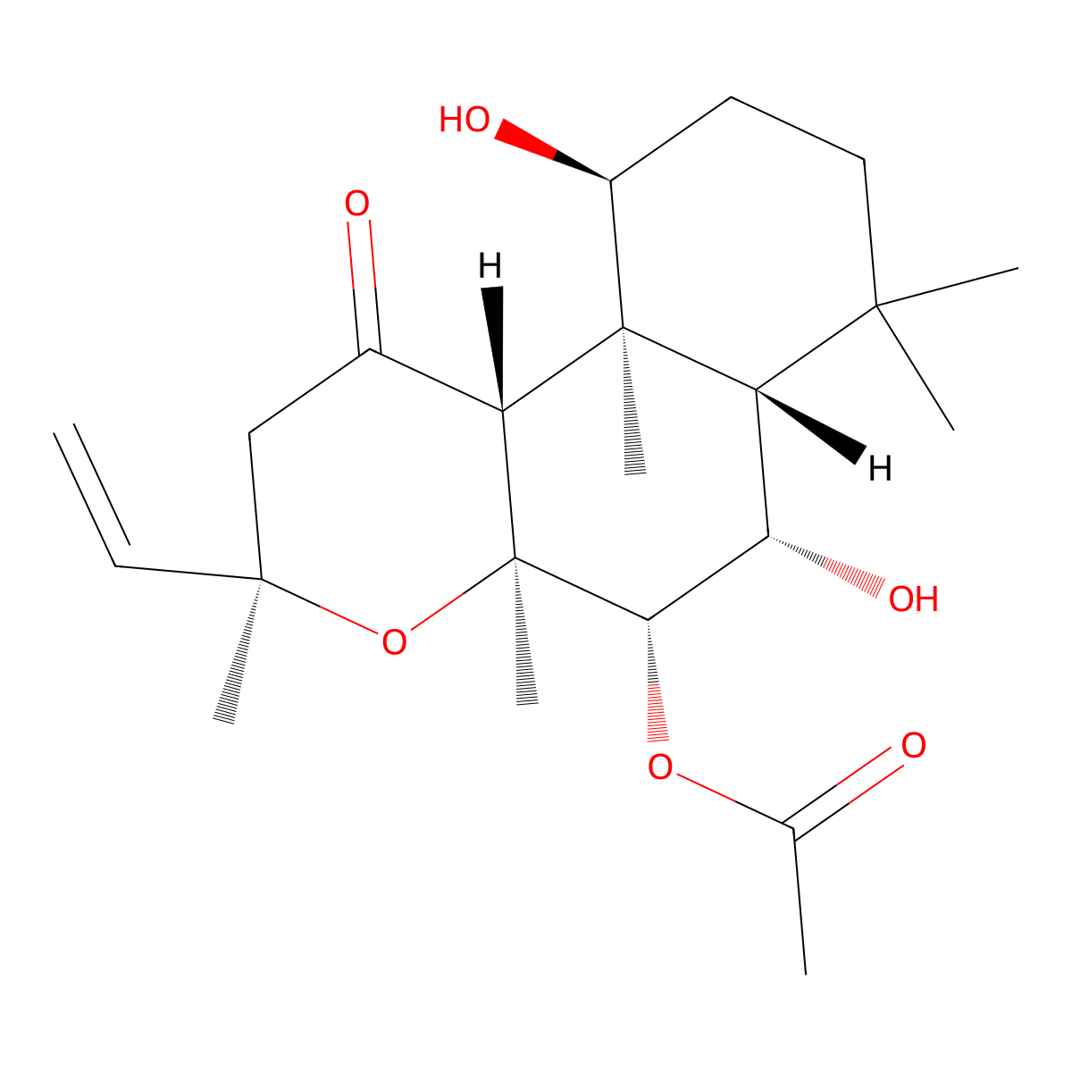 9-Deoxyforskolin molecular structure, CAS 84048-28-2