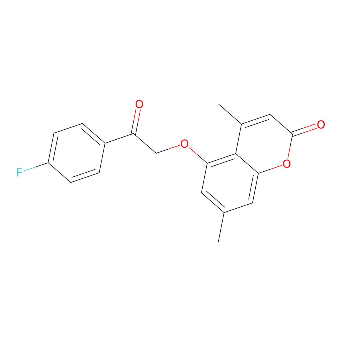 5-[2-(4-fluorophenyl)-2-oxoethoxy]-4,7-dimethyl-2H-chromen-2-one molecular structure, CAS 840515-24-4