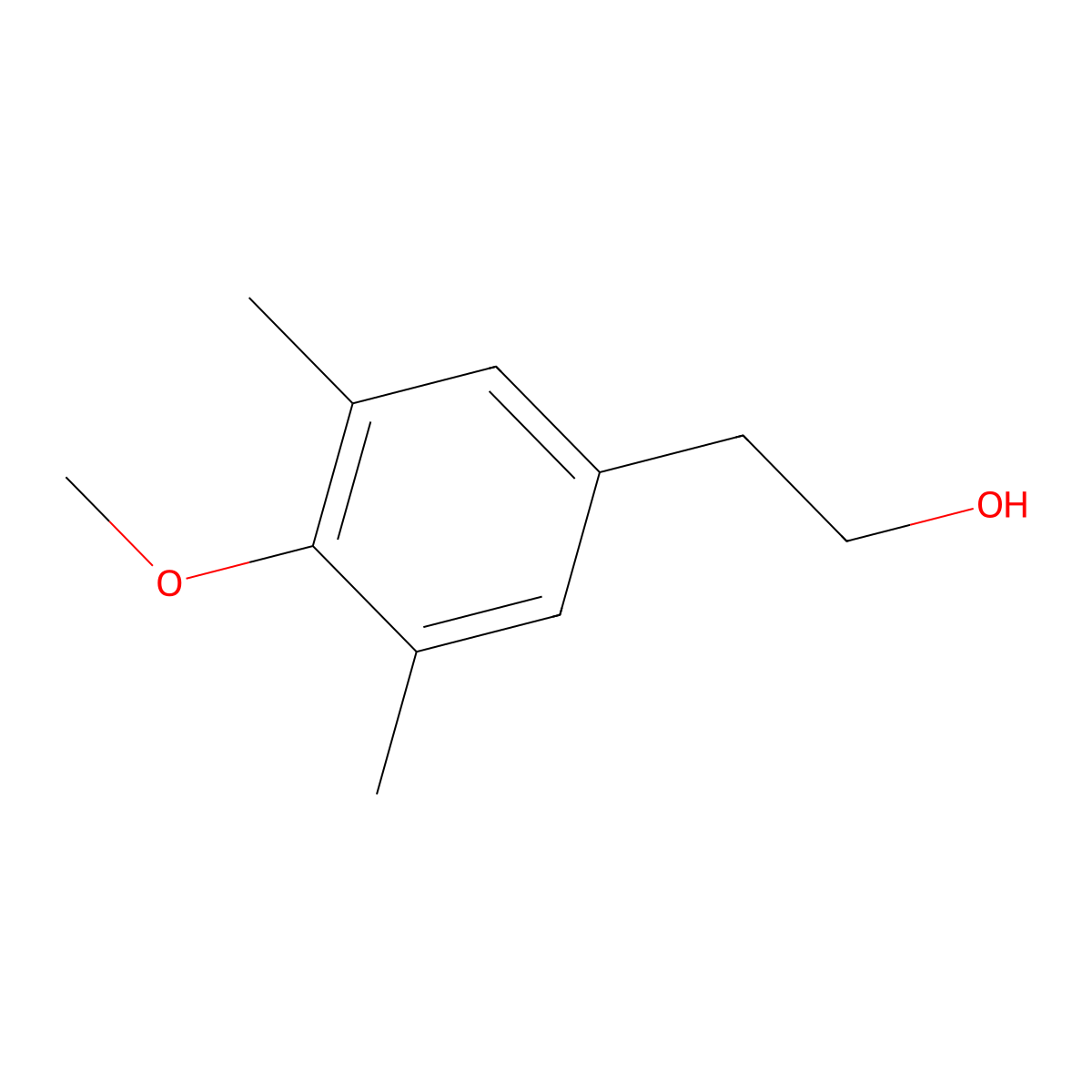 2-(4-Methoxy-3,5-dimethylphenyl)ethanol molecular structure, CAS 840521-86-0