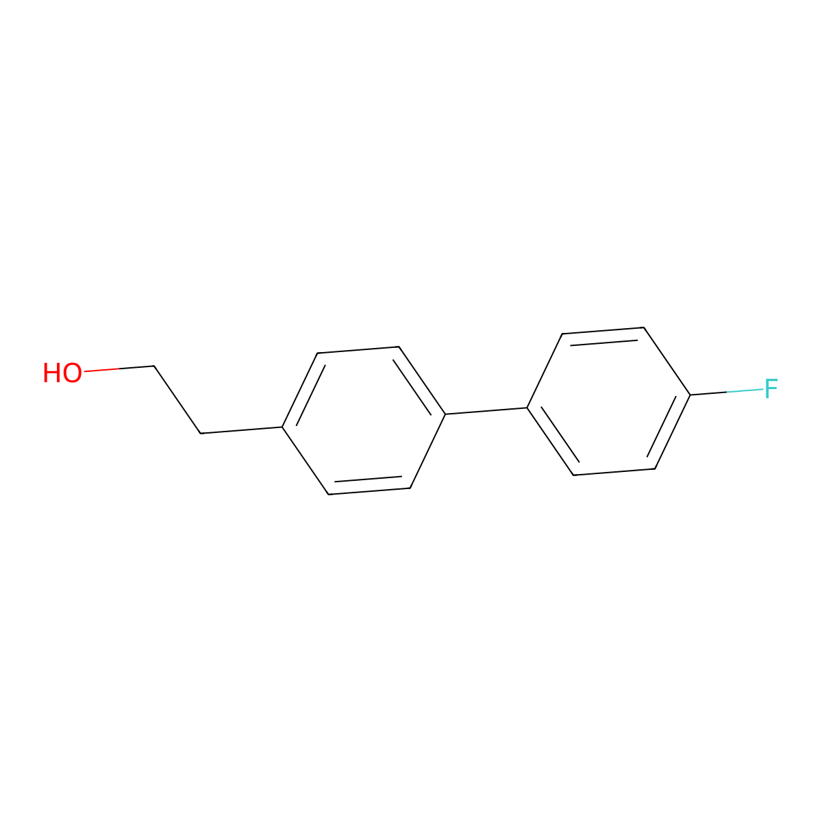 4-(4-Fluorophenyl)phenethyl alcohol molecular structure, CAS 840521-87-1