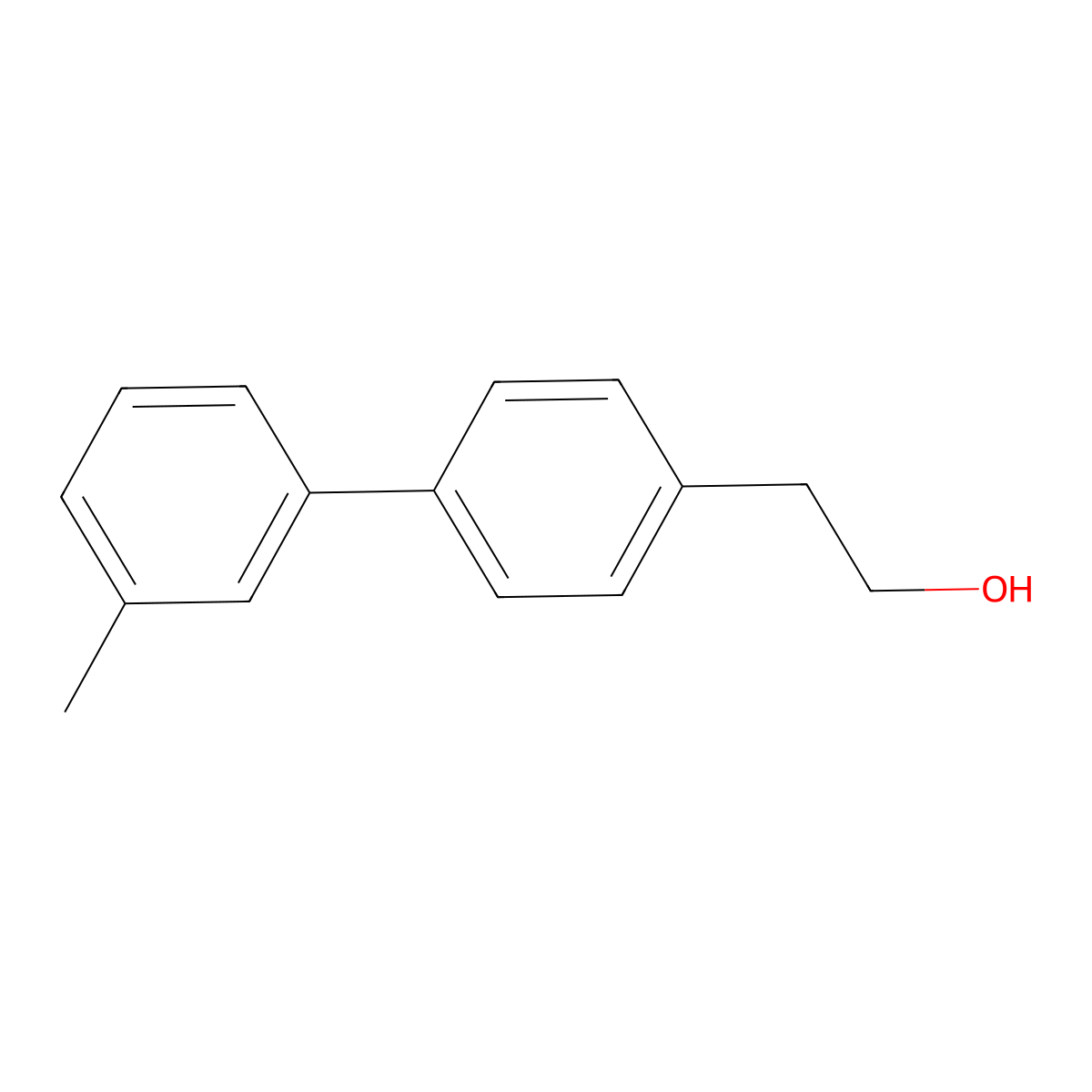 4-(3-Methylphenyl)phenethyl alcohol molecular structure, CAS 840521-97-3