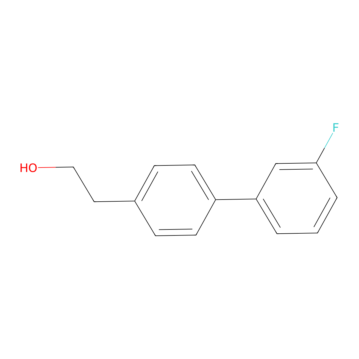 4-(3-Fluorophenyl)phenethyl alcohol molecular structure, CAS 840522-18-1