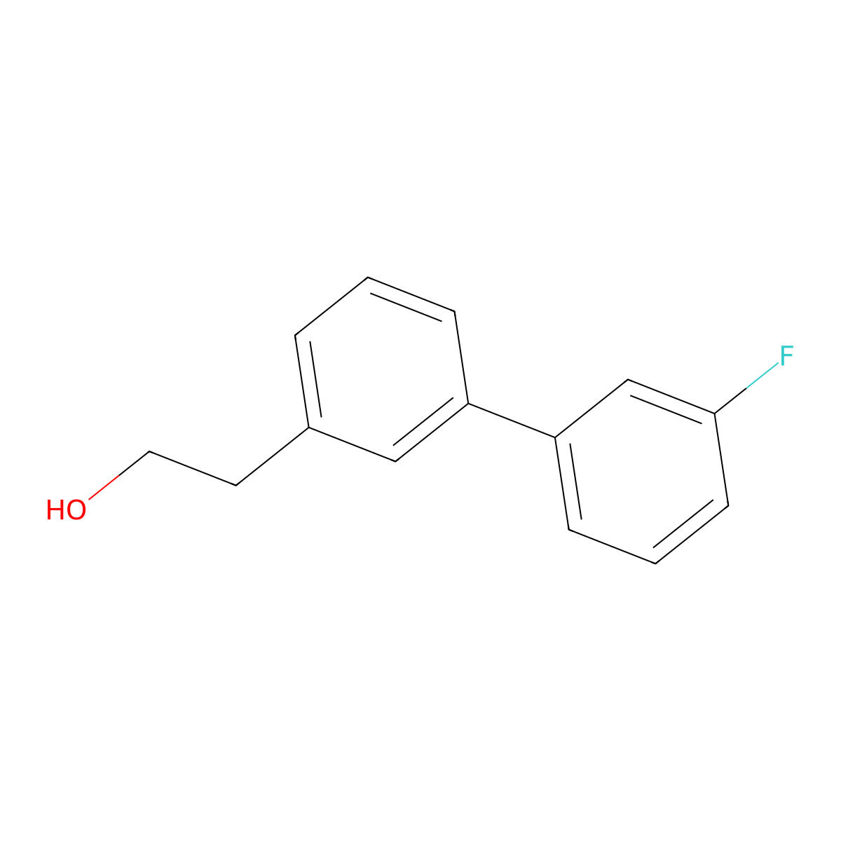 3-(3-Fluorophenyl)phenethyl alcohol molecular structure, CAS 840522-20-5