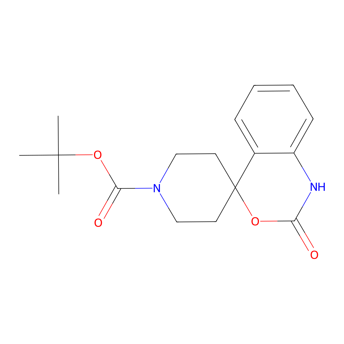 1'-Boc-1,2-Dihydro-2-oxo-spiro[4H-3,1-benzoxazine-4,4'-piperidine] molecular structure, CAS 84060-08-2