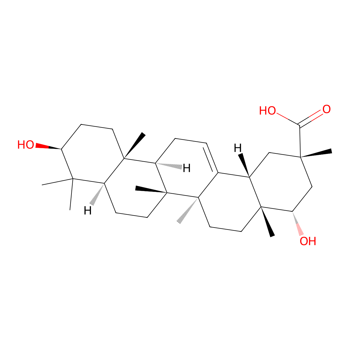 Maytenfolic Acid molecular structure, CAS 84108-17-8