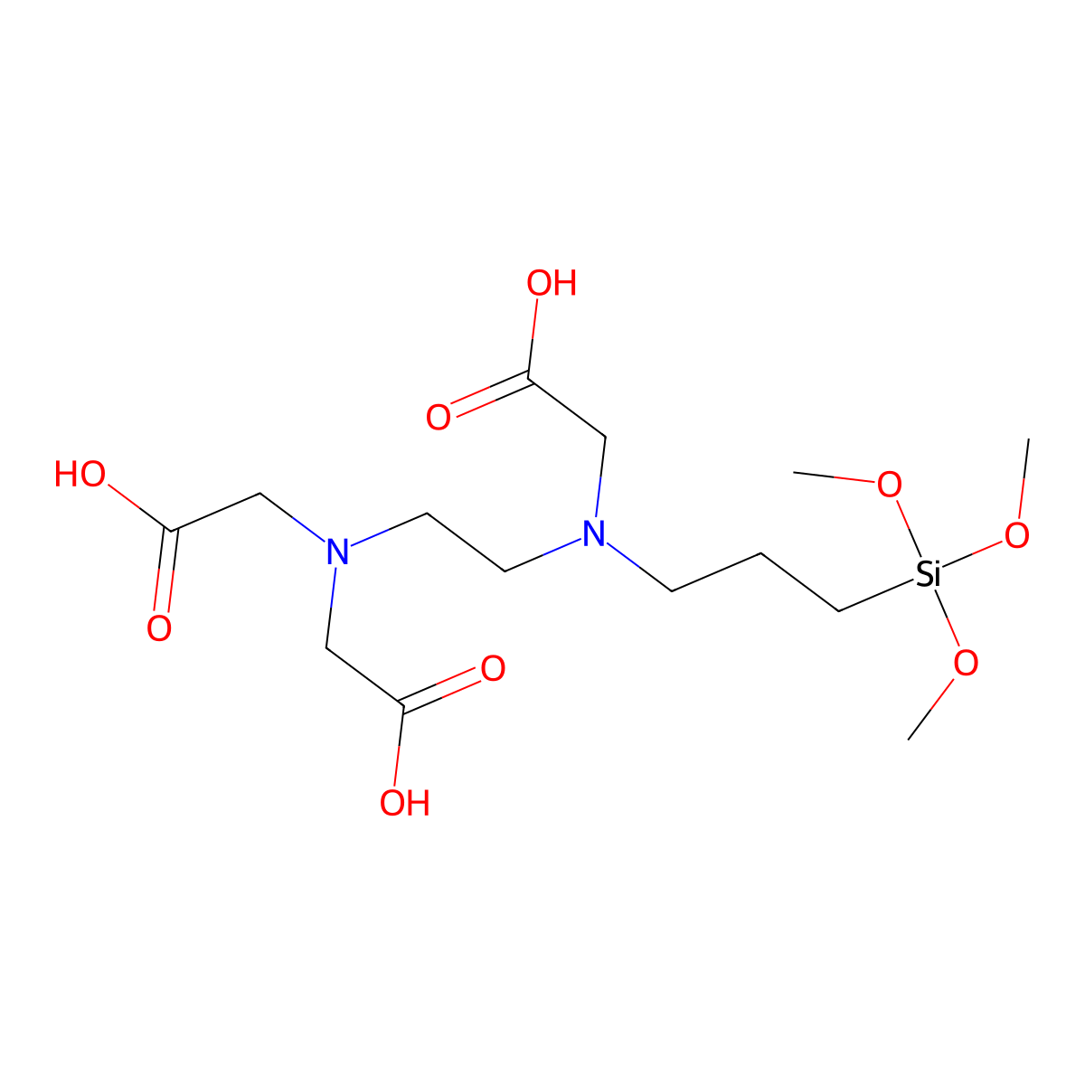 7,10-Bis(carboxymethyl)-3,3-dimethoxy-2-oxa-7,10-diaza-3-siladodecan-12-oic acid molecular structure, CAS 84127-79-7