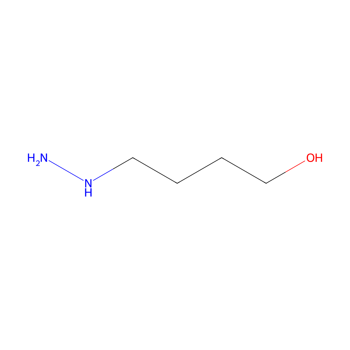 4-Hydrazinylbutan-1-ol molecular structure, CAS 84157-94-8
