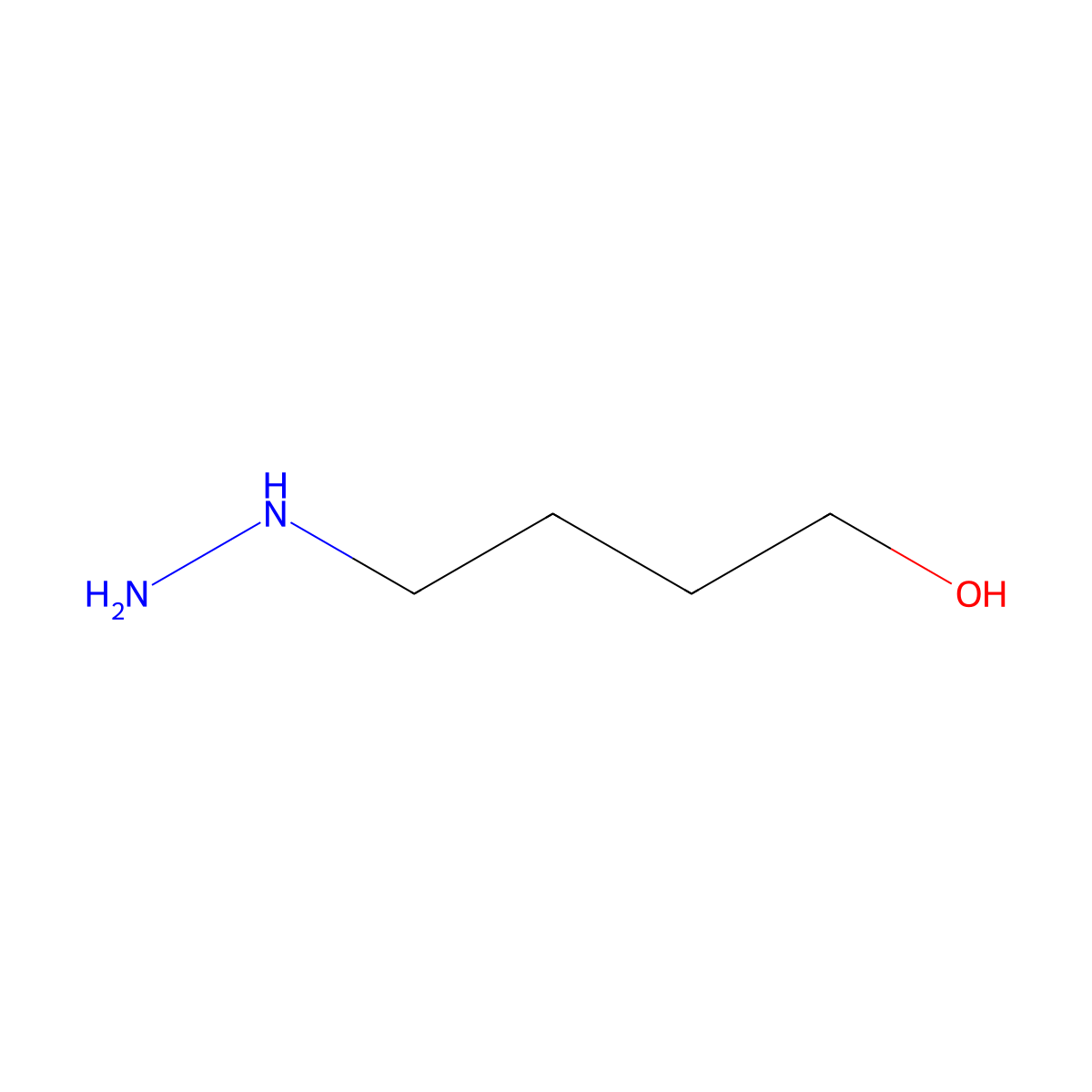 4-Hydrazinylbutan-1-ol molecular structure, CAS 84157-94-8