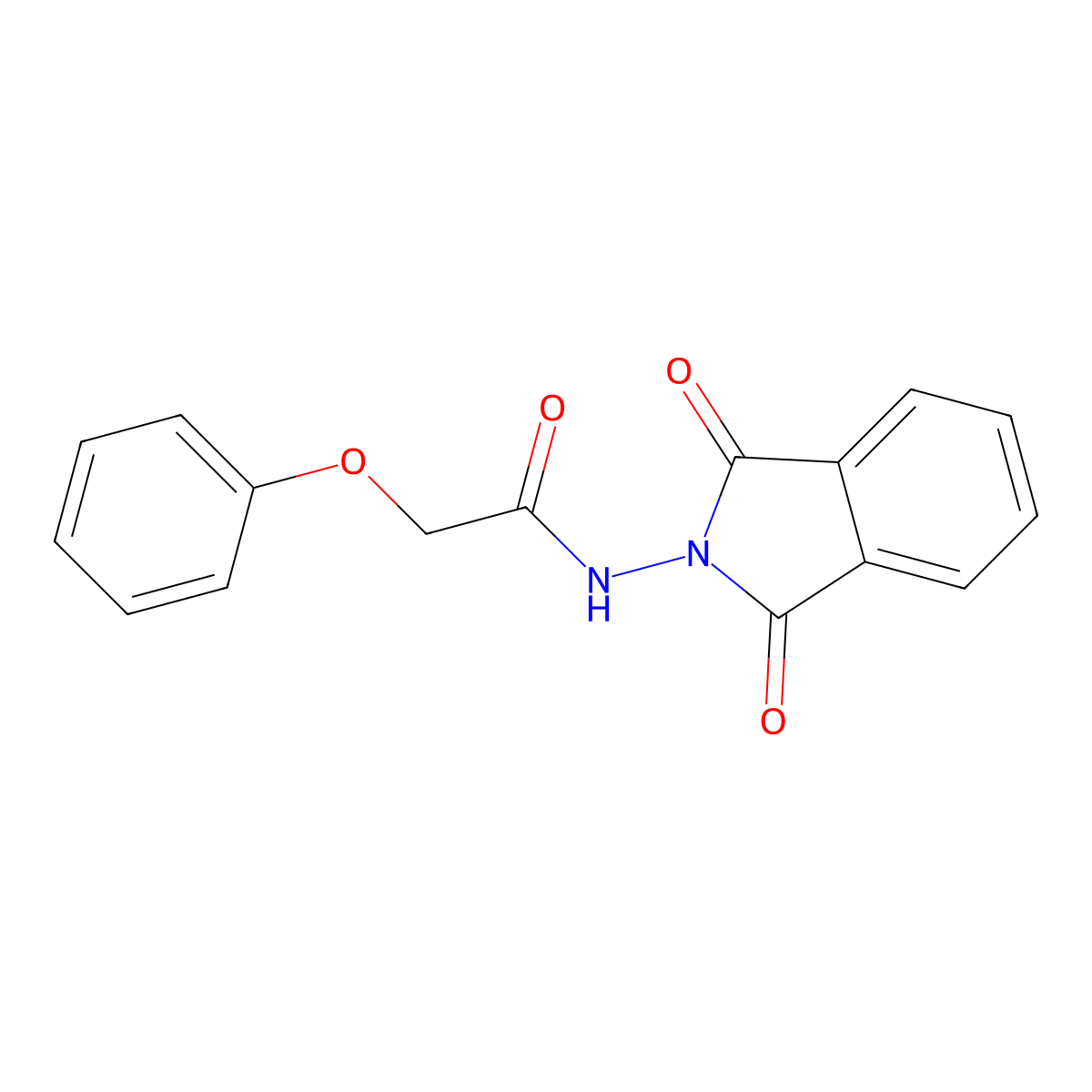 N-(1,3-dioxo-1,3-dihydro-2H-isoindol-2-yl)-2-phenoxyacetamide molecular structure, CAS 84160-96-3