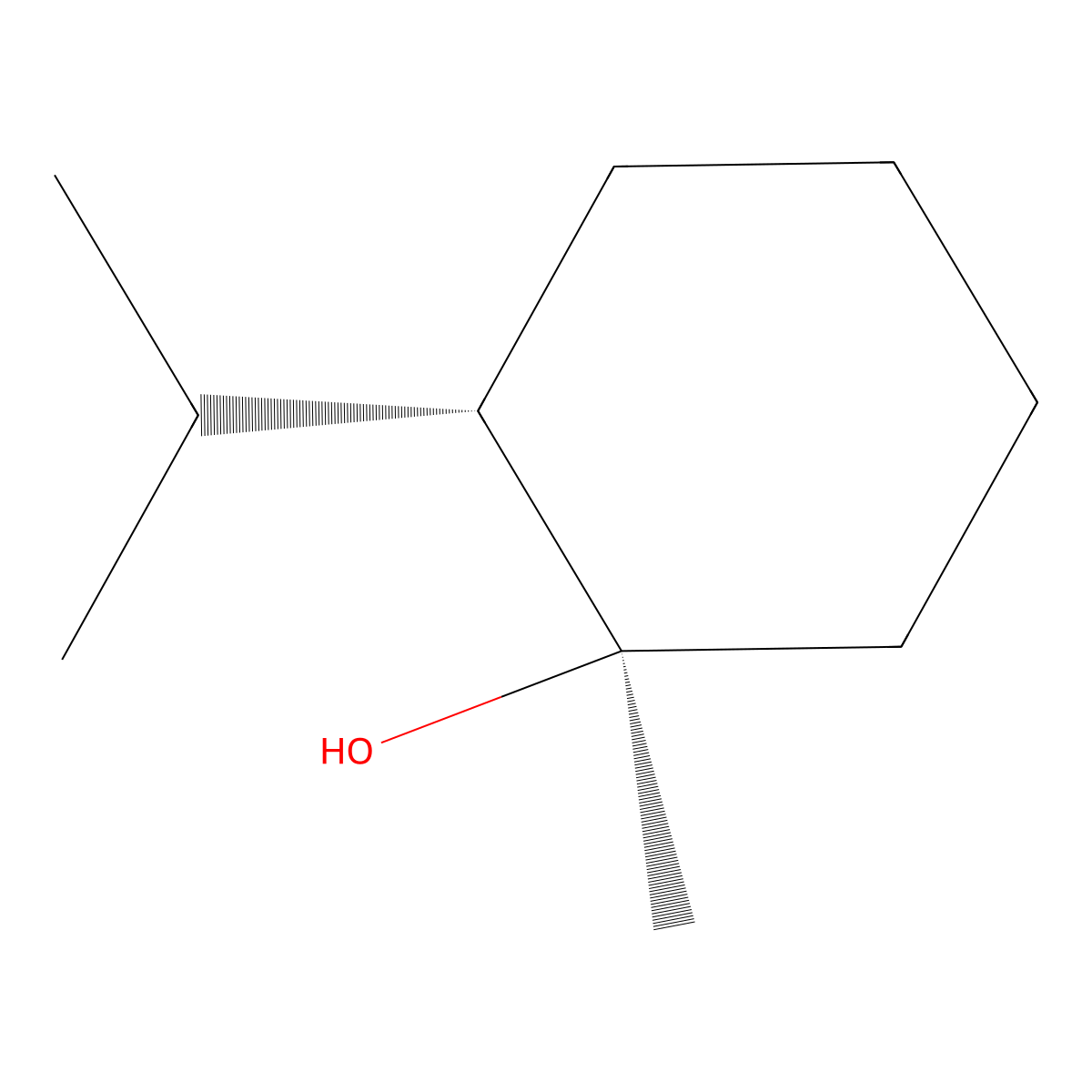 rac-(1R,2S)-1-methyl-2-(propan-2-yl)cyclohexan-1-ol molecular structure, CAS 84162-52-7