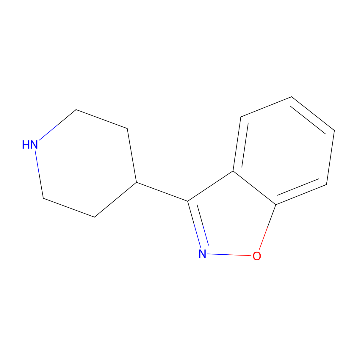 3-(Piperidin-4-yl)benzo[d]isoxazole molecular structure, CAS 84163-68-8