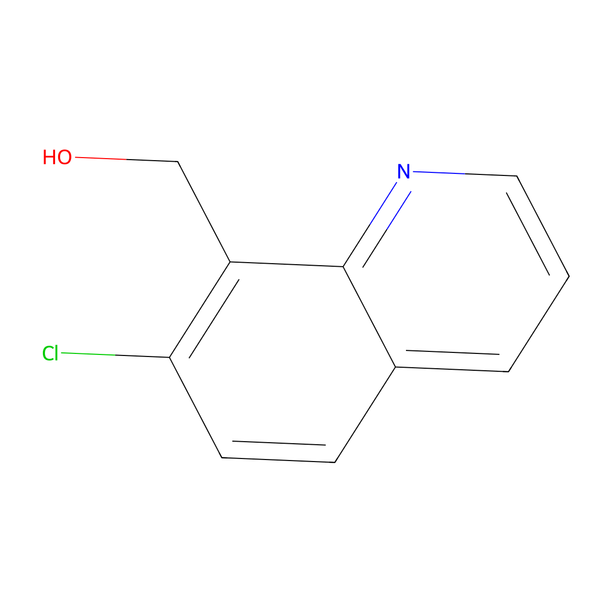 (7-Chloroquinolin-8-yl)methanol molecular structure, CAS 84163-80-4