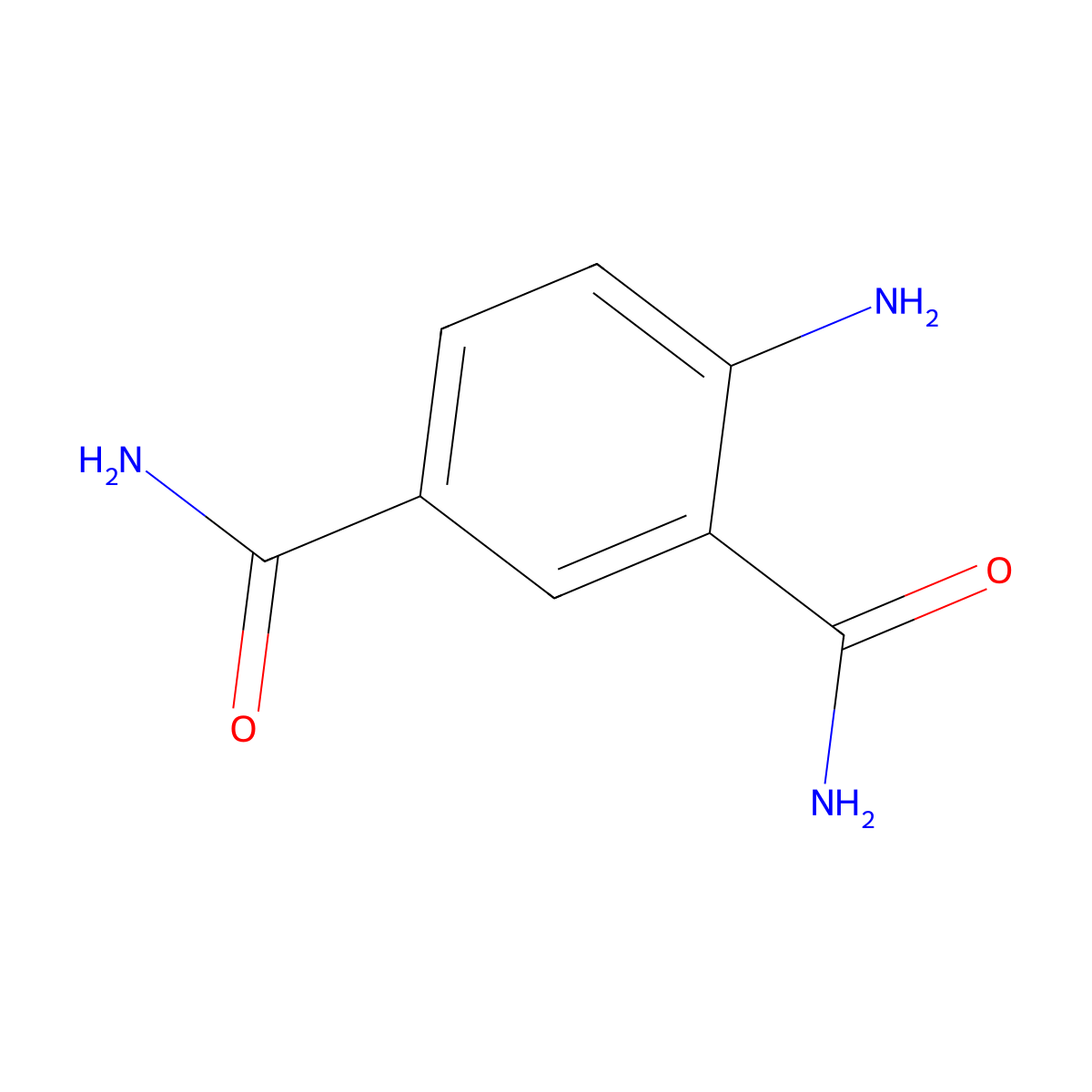4-Aminoisophthalamide molecular structure, CAS 84166-88-1