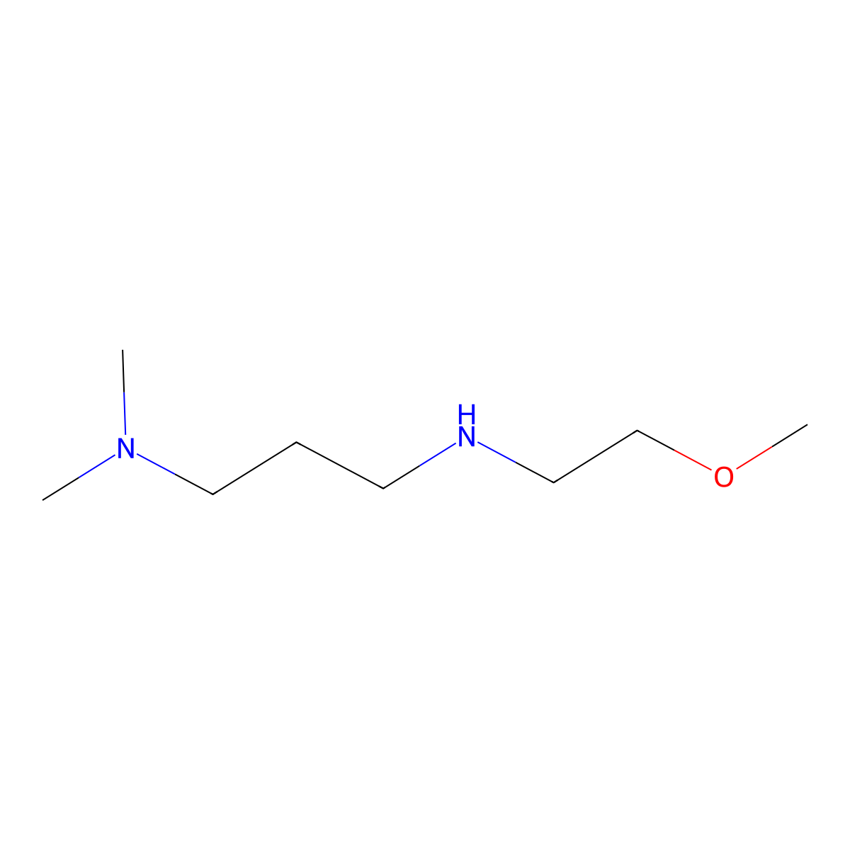 N'-(2-Methoxyethyl)-N,N-dimethylpropane-1,3-diamine molecular structure, CAS 84176-68-1