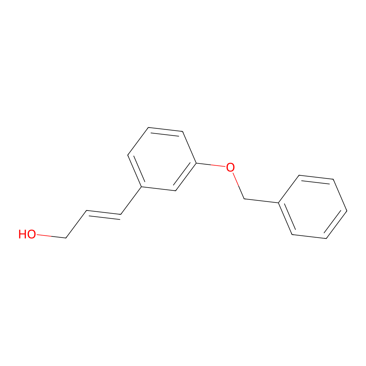 3-Benzyloxycinnamyl alcohol molecular structure, CAS 84184-52-1