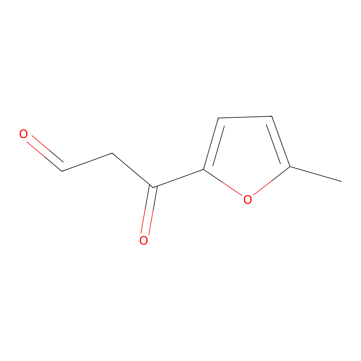 3-(5-Methylfuran-2-yl)-3-oxopropanal molecular structure, CAS 84196-33-8