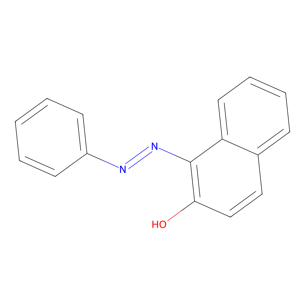 1-(Phenylazo)-2-naphthol molecular structure, CAS 842-07-9