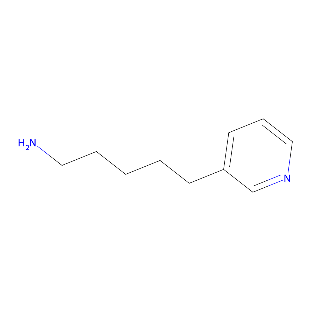 5-(Pyridin-3-yl)pentan-1-amine molecular structure, CAS 84200-05-5