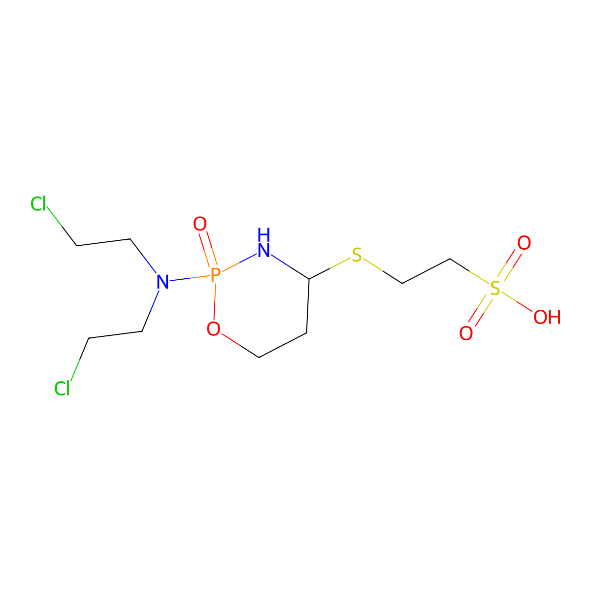 Mafosfamide Sodium Salt molecular structure, CAS 84211-05-2