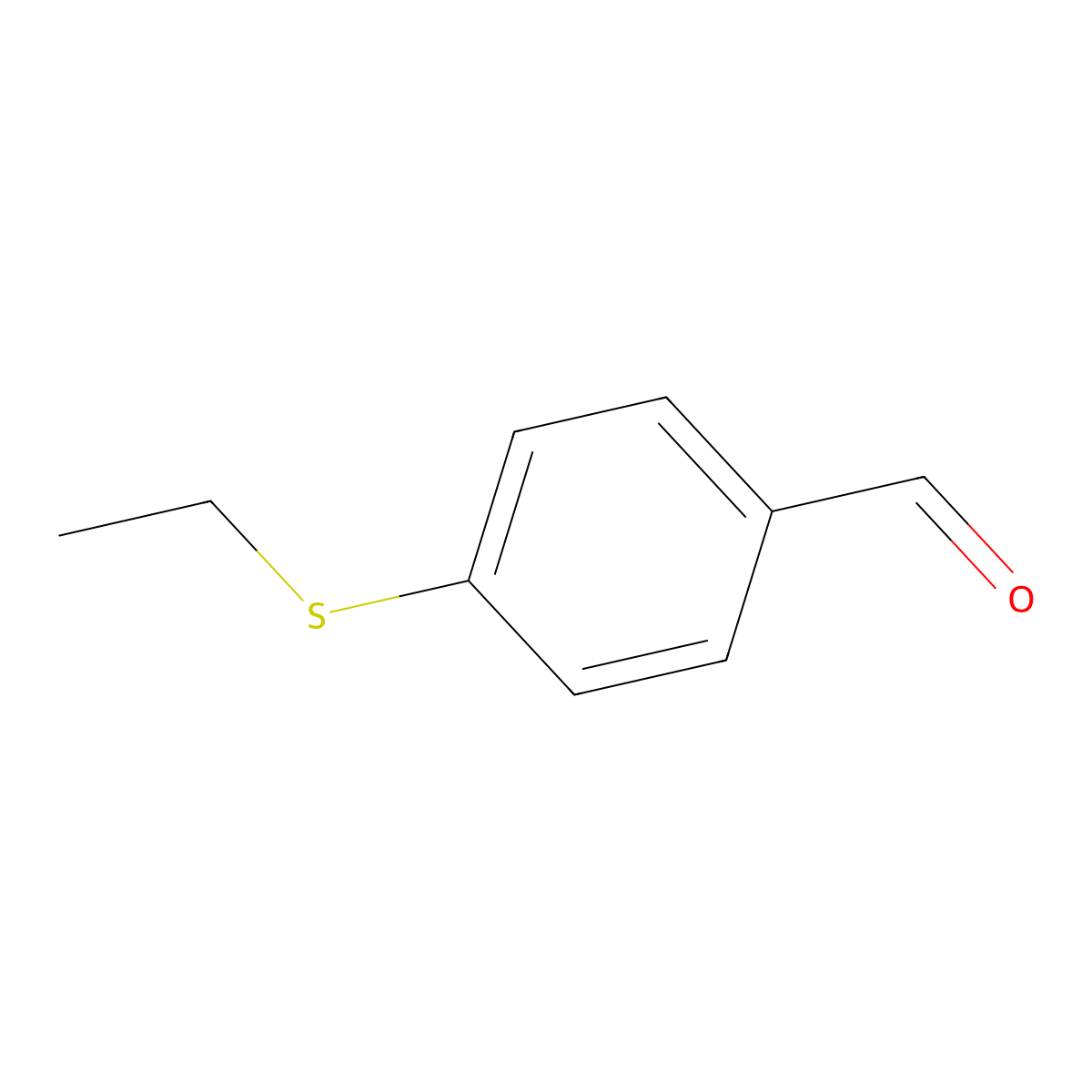 4-(Ethylthio)benzaldehyde molecular structure, CAS 84211-94-9