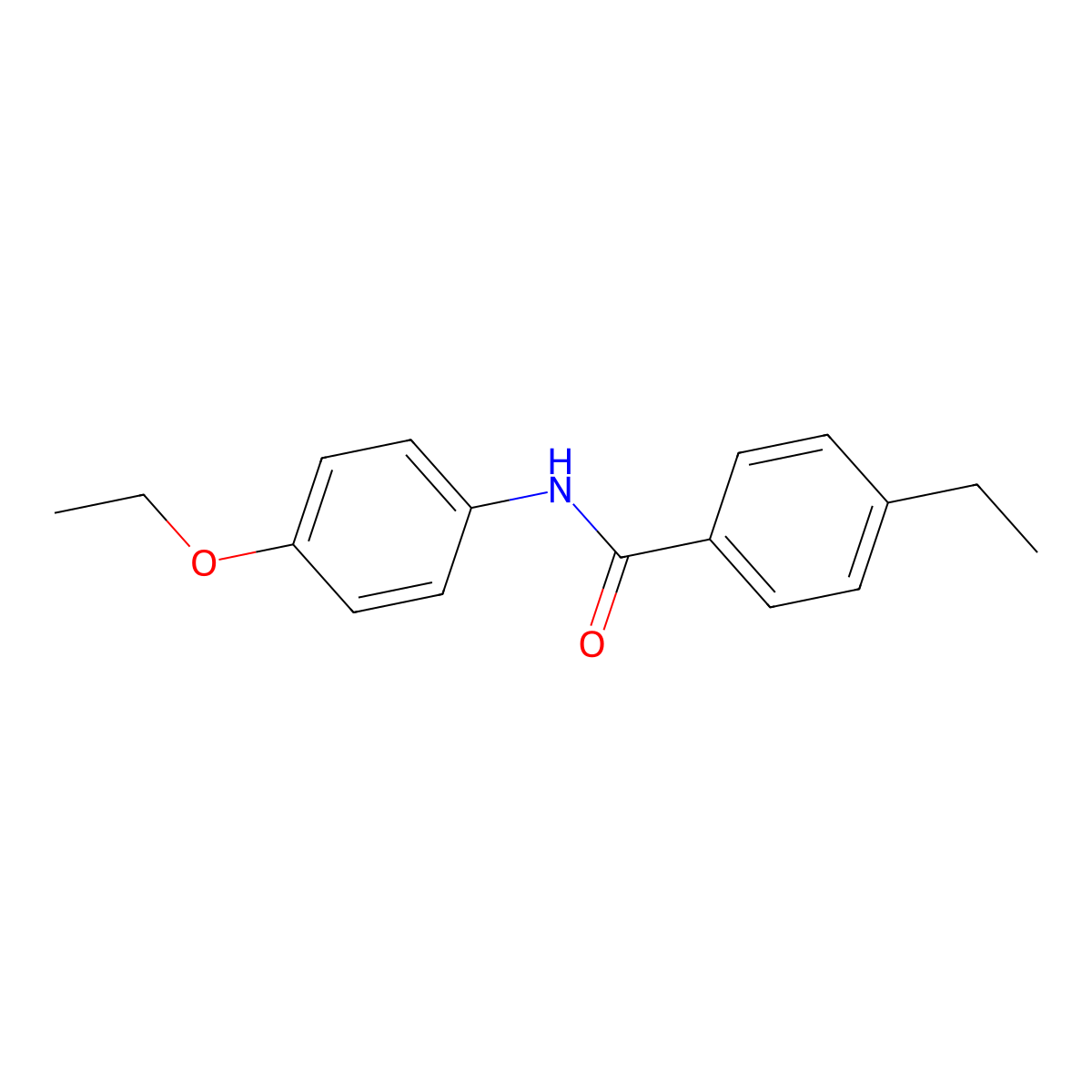 N-(4-ethoxyphenyl)-4-ethylbenzamide molecular structure, CAS 842116-07-8