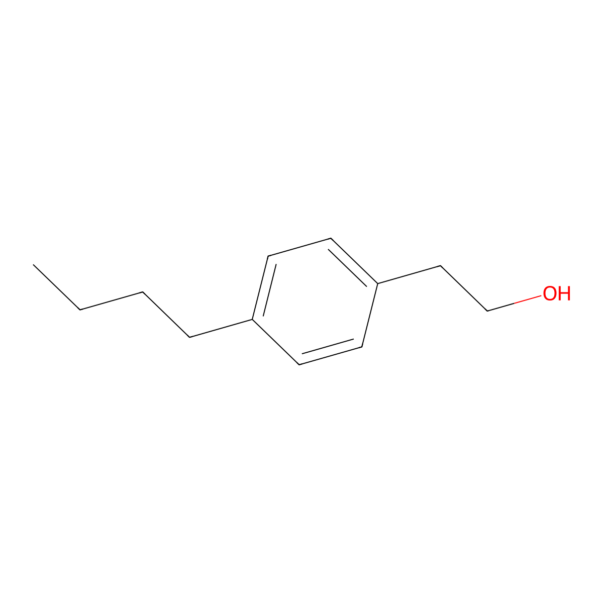 2-(4-Butylphenyl)ethanol molecular structure, CAS 842123-71-1