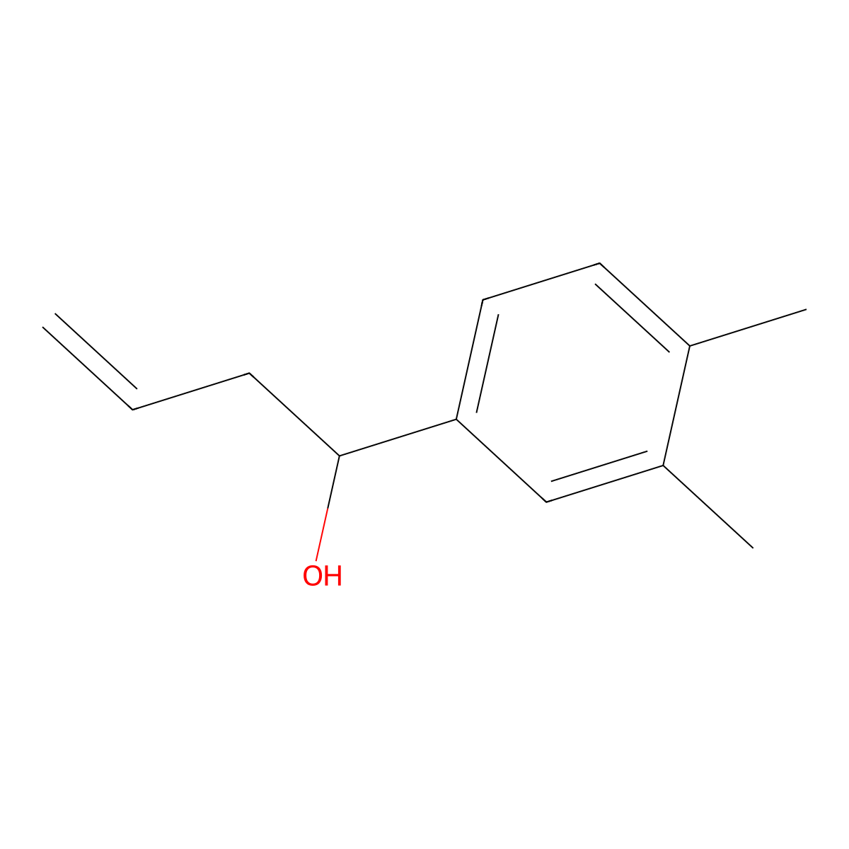 4-(3,4-Dimethylphenyl)-1-buten-4-ol molecular structure, CAS 842123-77-7