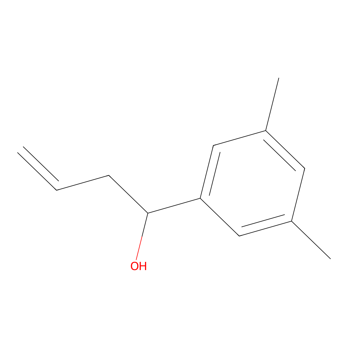 4-(3,5-Dimethylphenyl)-1-buten-4-ol molecular structure, CAS 842123-78-8