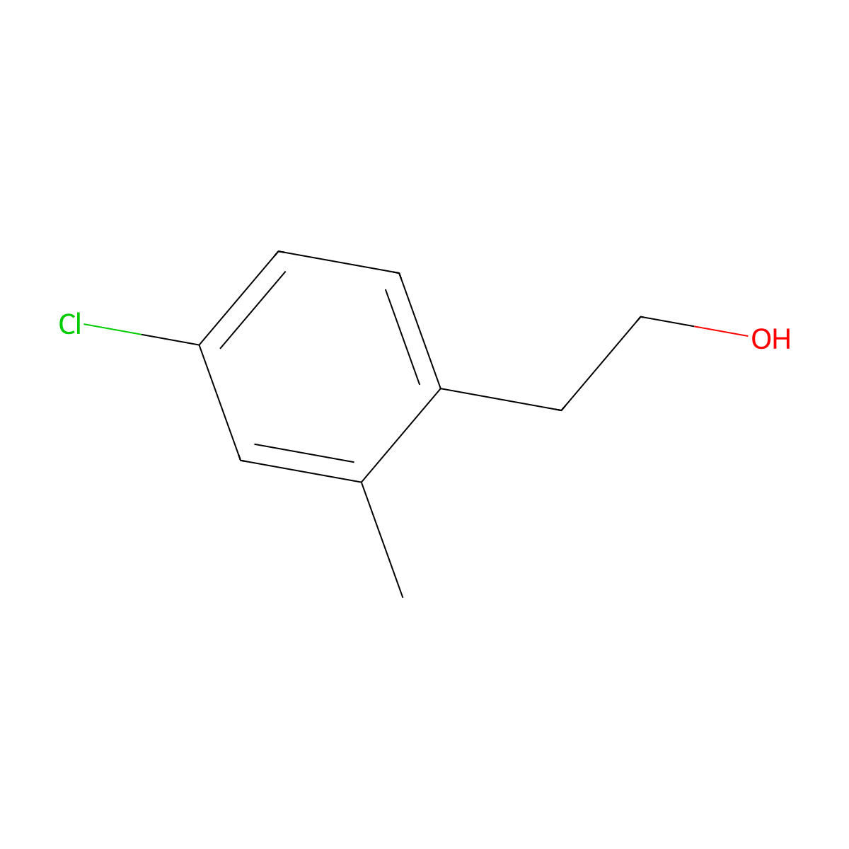4-Chloro-2-methylphenethyl alcohol molecular structure, CAS 842123-85-7