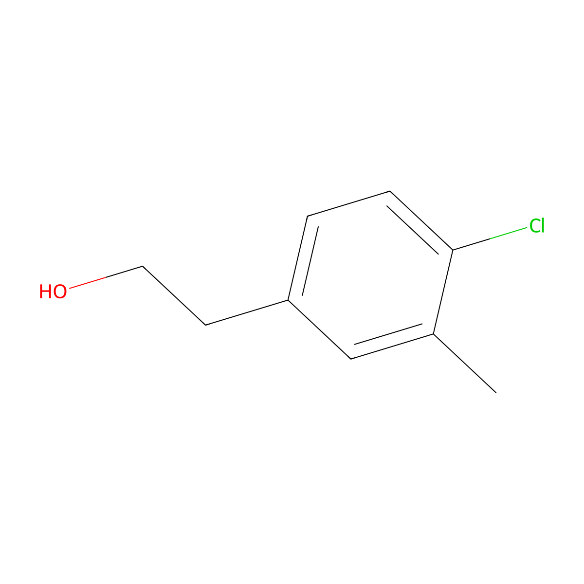 4-Chloro-3-methylphenethyl alcohol molecular structure, CAS 842123-86-8