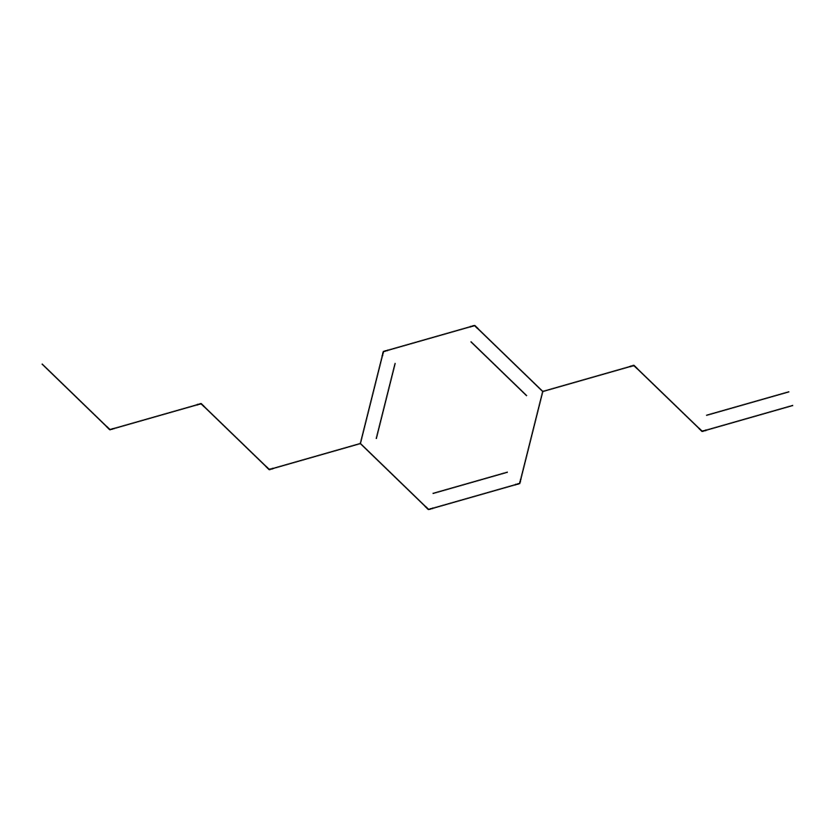 3-(4-n-Butylphenyl)-1-propene molecular structure, CAS 842124-16-7