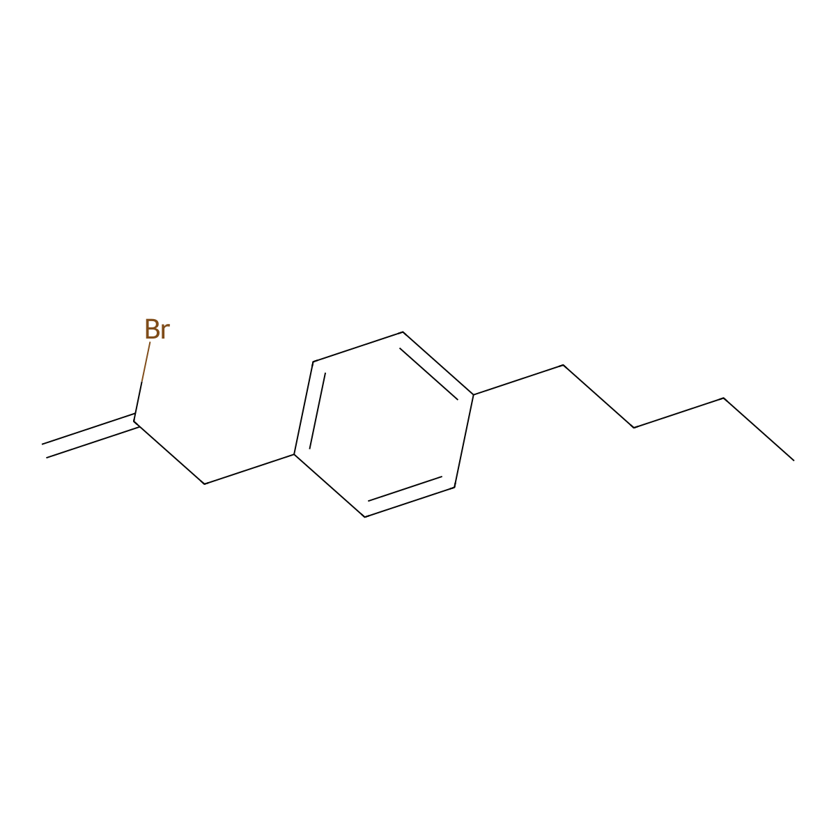2-Bromo-3-(4-n-butylphenyl)-1-propene molecular structure, CAS 842124-28-1