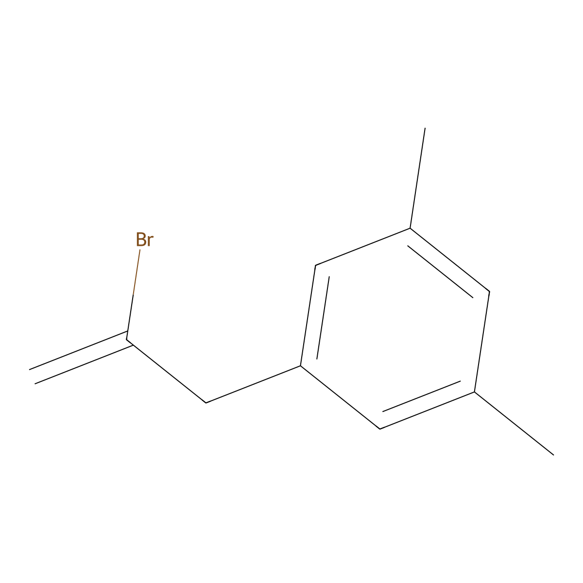 2-Bromo-3-(3,5-dimethylphenyl)-1-propene molecular structure, CAS 842140-37-8