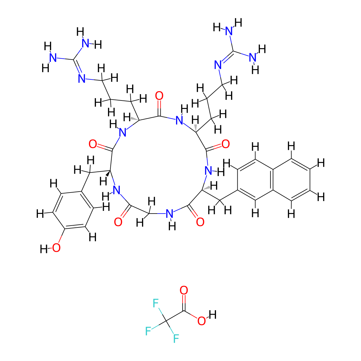 FC131 Tfa molecular structure, CAS 842166-42-1