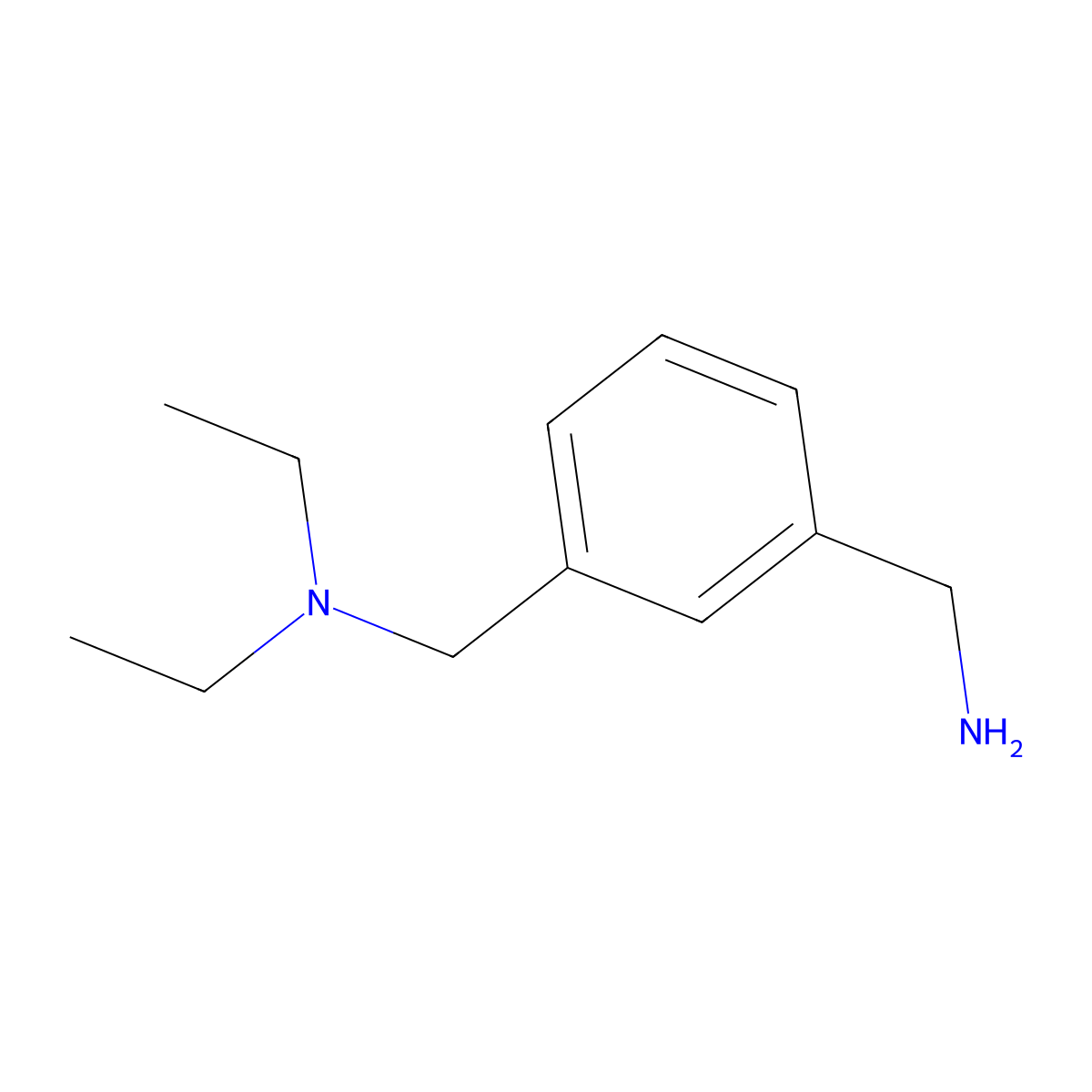 (3-((Diethylamino)methyl)phenyl)methanamine molecular structure, CAS 84227-69-0