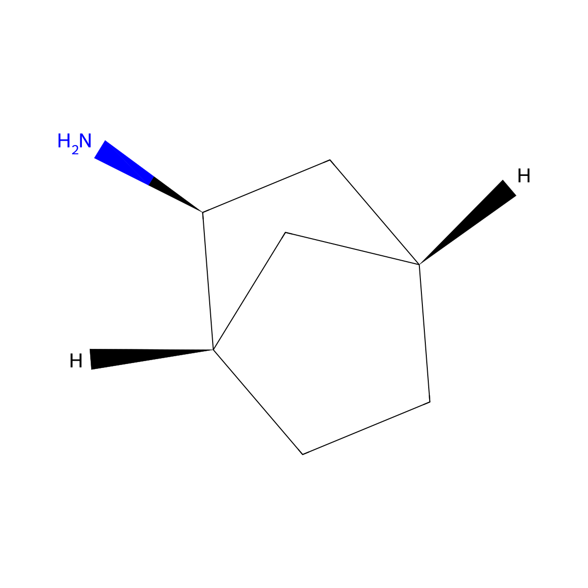 (1S,2S,4R)-Bicyclo[2.2.1]heptan-2-amine molecular structure, CAS 84235-33-6