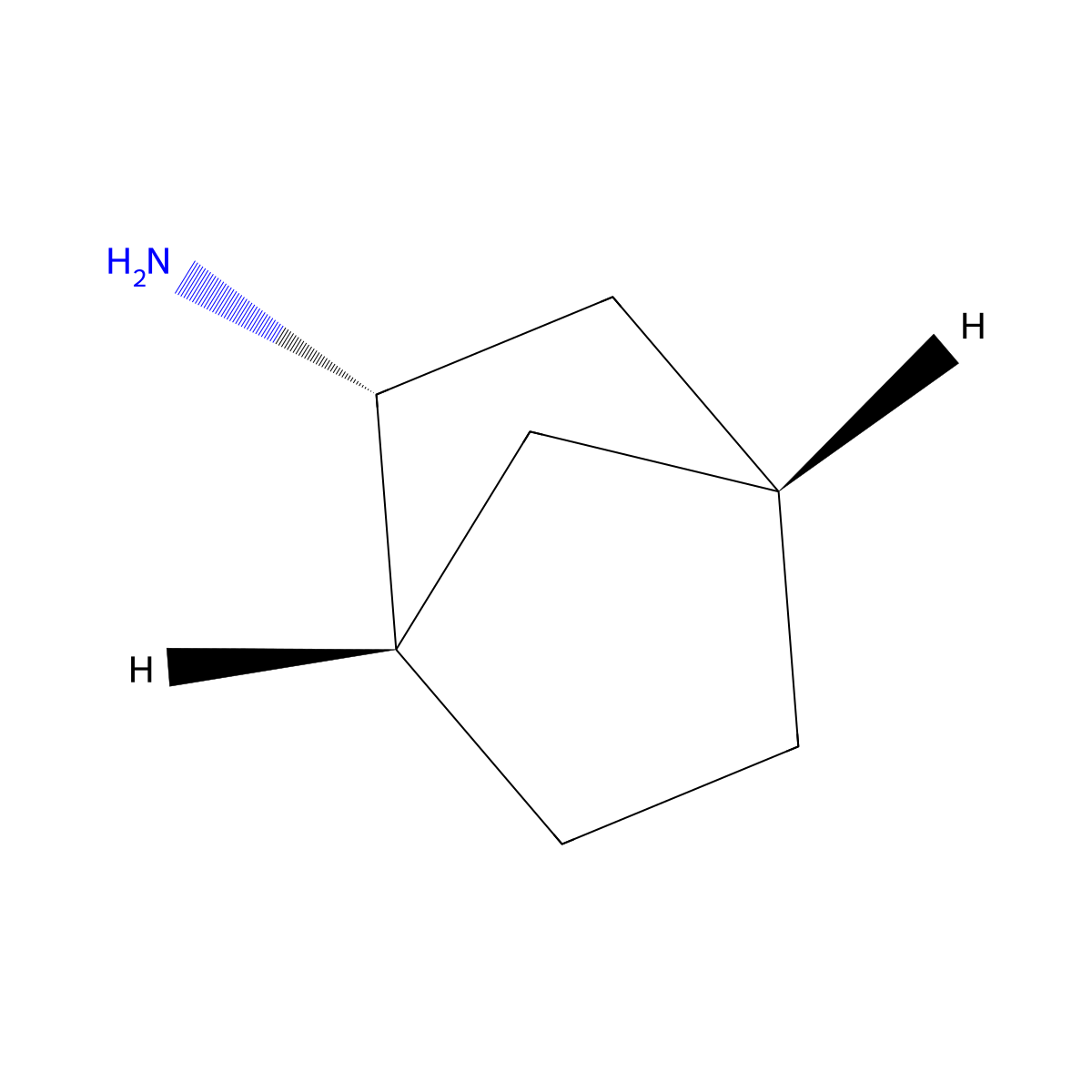 (1S,2R,4R)-bicyclo[2.2.1]heptan-2-amine molecular structure, CAS 84235-34-7