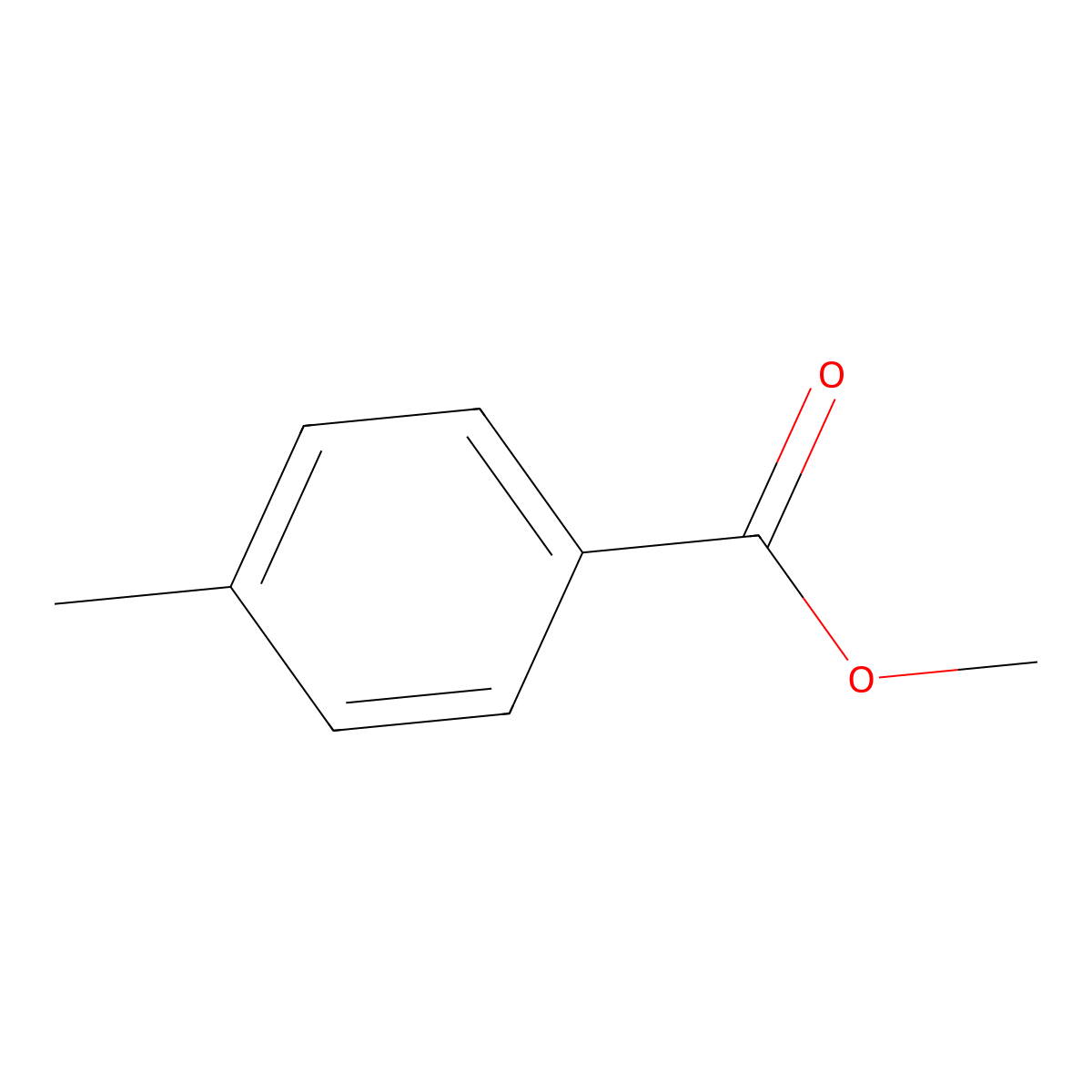 Methyl 4-methylbenzoate molecular structure, CAS 84237-64-9