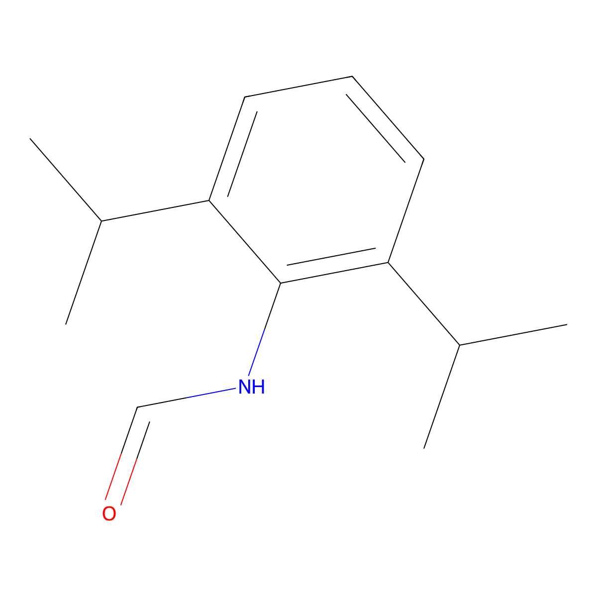 N-(2,6-Diisopropylphenyl)formamide molecular structure, CAS 84250-69-1