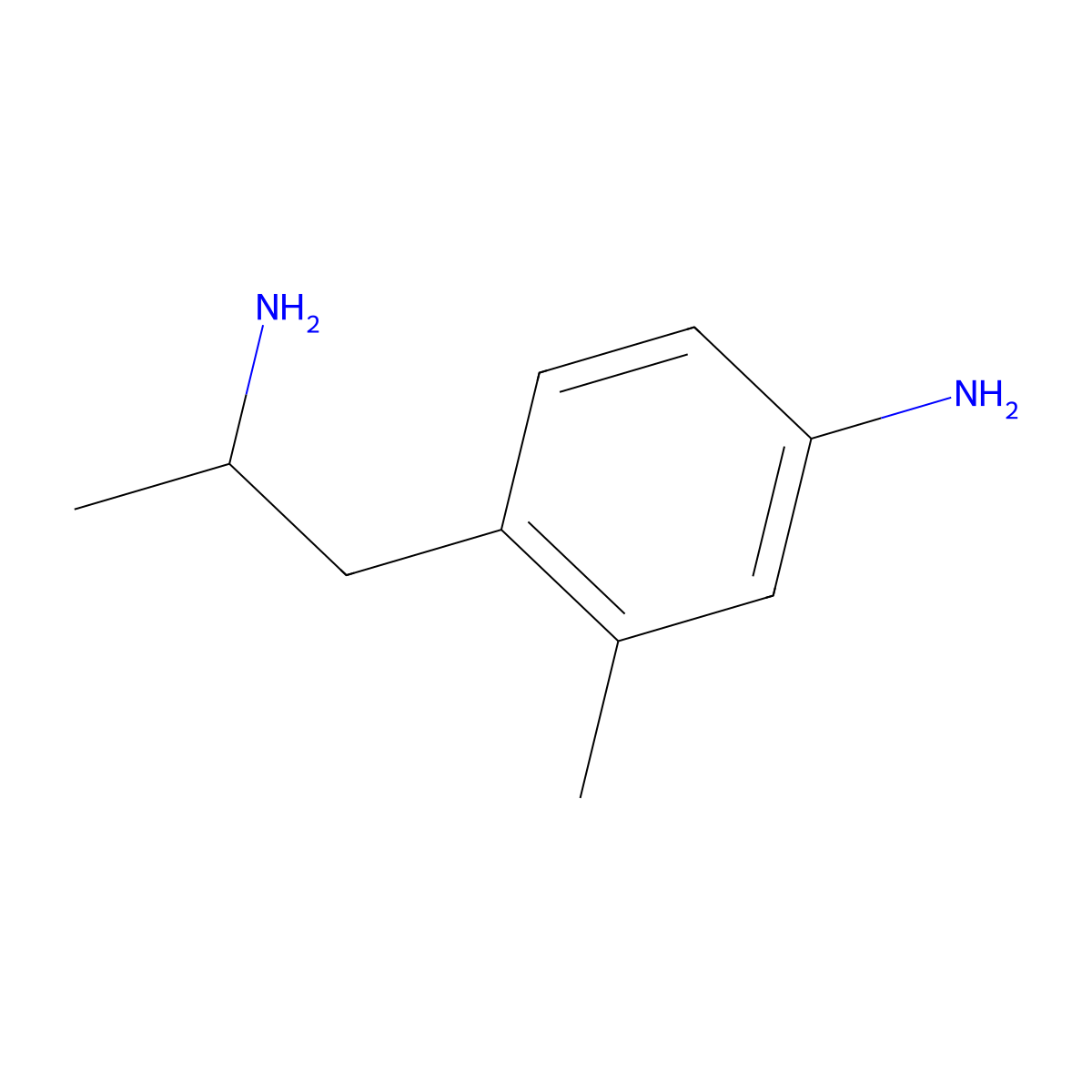 4-Amino-2,alpha-dimethylethylphenethylamine molecular structure, CAS 84257-54-5