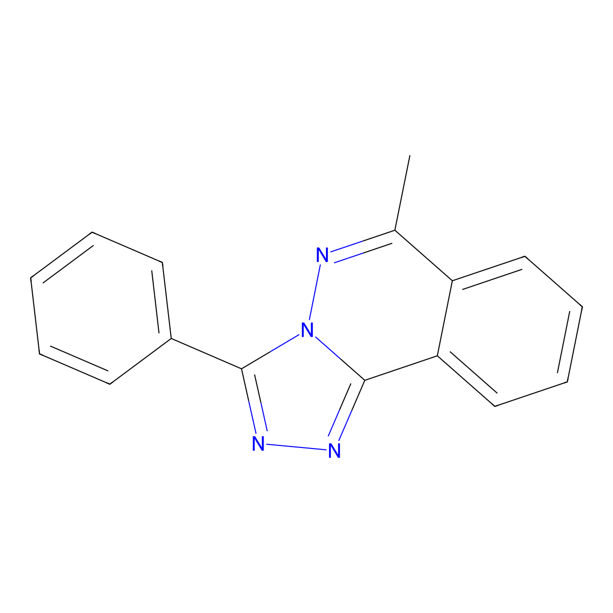 6-Methyl-3-phenyl-[1,2,4]triazolo[3,4-a]phthalazine molecular structure, CAS 84257-75-0