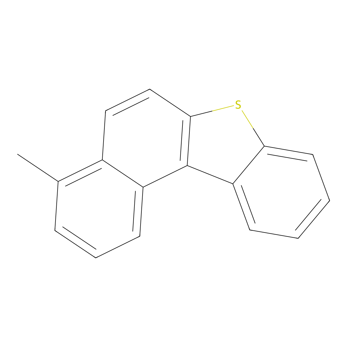 Benzo[b]naphtho[1,2]thiophene, 4-methyl molecular structure, CAS 84258-61-7