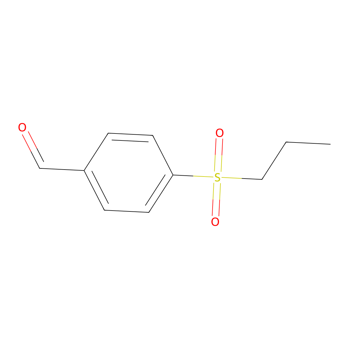 4-(Propane-1-sulfonyl)-benzaldehyde molecular structure, CAS 84264-88-0